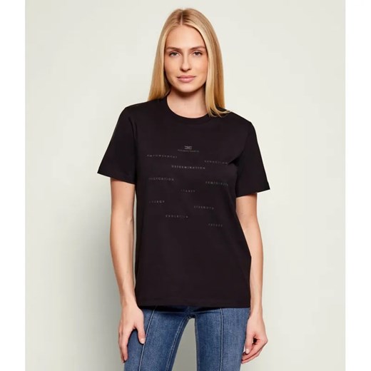 Elisabetta Franchi T-shirt | Regular Fit ze sklepu Gomez Fashion Store w kategorii Bluzki damskie - zdjęcie 187970602