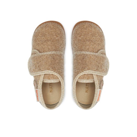 Kapcie Naturino Carillon 0014000627 S Beżowy ze sklepu eobuwie.pl w kategorii Kapcie dziecięce - zdjęcie 187970834