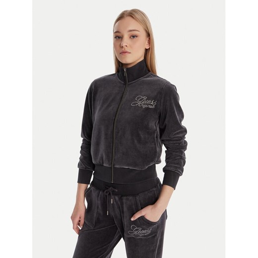 Guess Bluza W6RQ26 KCUF1 Granatowy Regular Fit ze sklepu MODIVO w kategorii Bluzy damskie - zdjęcie 187971183