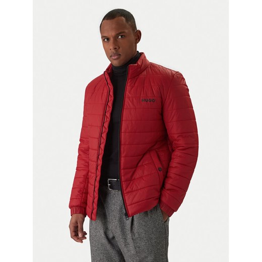 HUGO Kurtka przejściowa Benti2221 50468719 Czerwony Regular Fit ze sklepu MODIVO w kategorii Kurtki męskie - zdjęcie 187971212