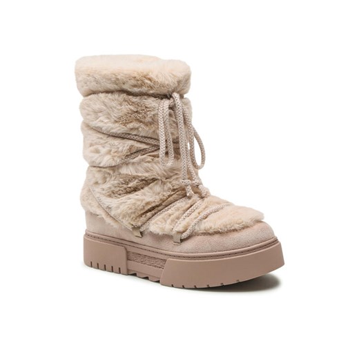 Jenny Fairy Botki WS5895-05 Beżowy ze sklepu MODIVO w kategorii Śniegowce damskie - zdjęcie 187971270