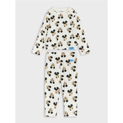 Sinsay - Piżama dwuczęściowa Mickey Mouse - kremowy ze sklepu Sinsay w kategorii Piżamy dziecięce - zdjęcie 187972683