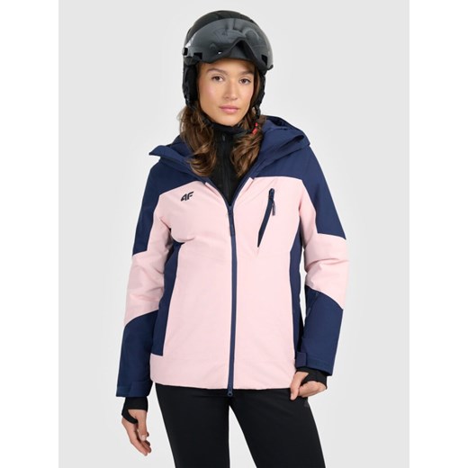 Damska kurtka narciarska 4F 4FRAW25TTJAF1071 - różowa ze sklepu Sportstylestory.com w kategorii Kurtki damskie - zdjęcie 187972842