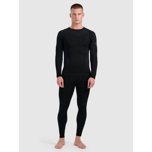 Męska bielizna termoaktywna (dół) 4F 4FWAW25USEAM223 - czarna ze sklepu Sportstylestory.com w kategorii Bielizna termoaktywna męska - zdjęcie 187972874