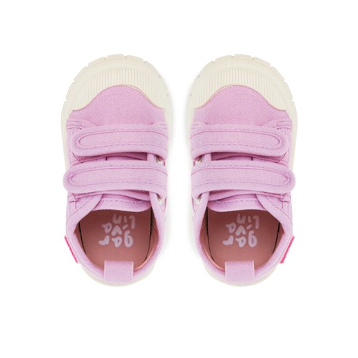 Kapcie Garvalin 252381 Różowy ze sklepu eobuwie.pl w kategorii Trampki dziecięce - zdjęcie 187972950