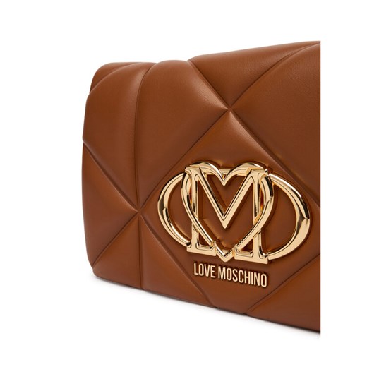 Torebka LOVE MOSCHINO JC4043PP1OLC0200 Brązowy ze sklepu eobuwie.pl w kategorii Kopertówki - zdjęcie 187974313