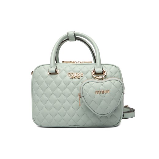 Torebka Guess Atabey HWQG98 94050 Zielony ze sklepu eobuwie.pl w kategorii Kuferki - zdjęcie 187975352