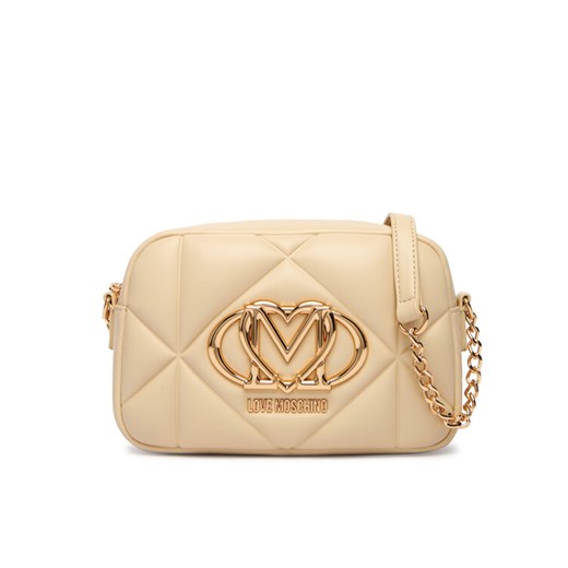Torebka LOVE MOSCHINO JC4038PP1OLC0129 Beżowy ze sklepu eobuwie.pl w kategorii Listonoszki - zdjęcie 187975414