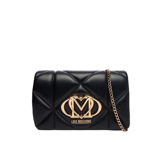 Torebka LOVE MOSCHINO JC4043PP1OLC0000 Czarny ze sklepu eobuwie.pl w kategorii Kopertówki - zdjęcie 187975442