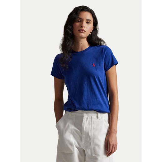 Polo Ralph Lauren T-Shirt 211B14605007 Niebieski Classic Fit ze sklepu MODIVO w kategorii Bluzki damskie - zdjęcie 187976072