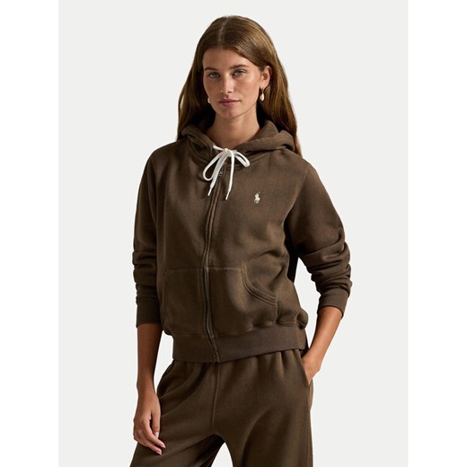 Polo Ralph Lauren Bluza 211971699501 Brązowy Relaxed Fit ze sklepu MODIVO w kategorii Bluzy damskie - zdjęcie 187976101
