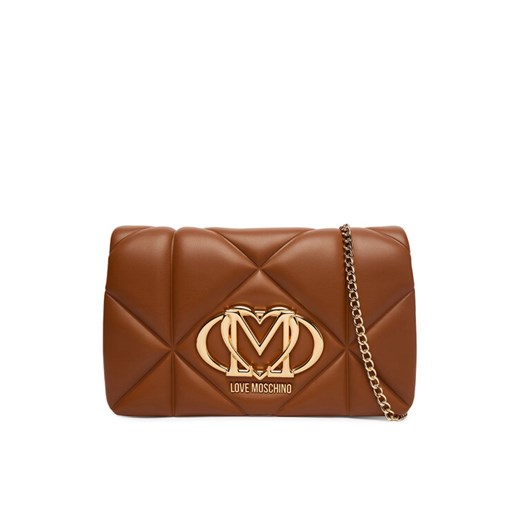 LOVE MOSCHINO Torebka JC4043PP1OLC0200 Brązowy ze sklepu MODIVO w kategorii Kopertówki - zdjęcie 187976172