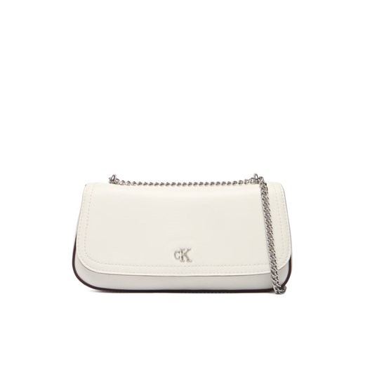 Calvin Klein Torebka Ck Convertible Chain Small Bag LV04F3172G Biały ze sklepu MODIVO w kategorii Kopertówki - zdjęcie 187976200