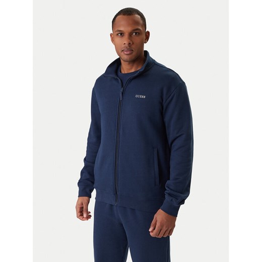 Guess Bluza Z6RQ16 KAIJ1 Granatowy Regular Fit ze sklepu MODIVO w kategorii Bluzy męskie - zdjęcie 187976202