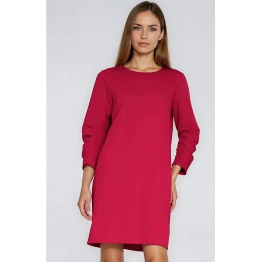 Nife elegancka sukienka z zakładkami na rękawach ze sklepu intimiti.pl w kategorii Sukienki - zdjęcie 187977234