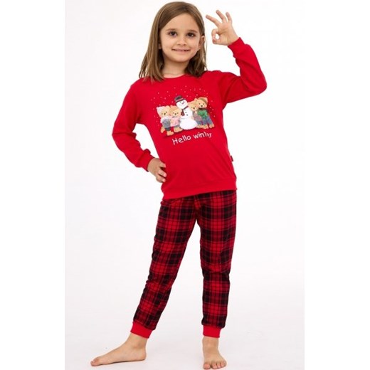 Cornette Kids Girl 594/185 Winter Christmas piżama dziewczęca ze sklepu intimiti.pl w kategorii Piżamy dziecięce - zdjęcie 187977273