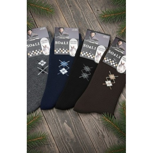 WiK 001 Angora W.14 skarpety męskie ze sklepu intimiti.pl w kategorii Skarpetki męskie - zdjęcie 187977294