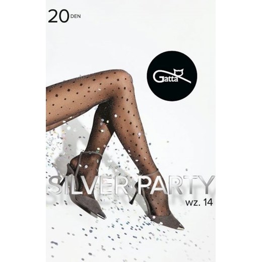 Gatta Silver Party wz.14 rajstopy damskie ze sklepu intimiti.pl w kategorii Rajstopy - zdjęcie 187977310