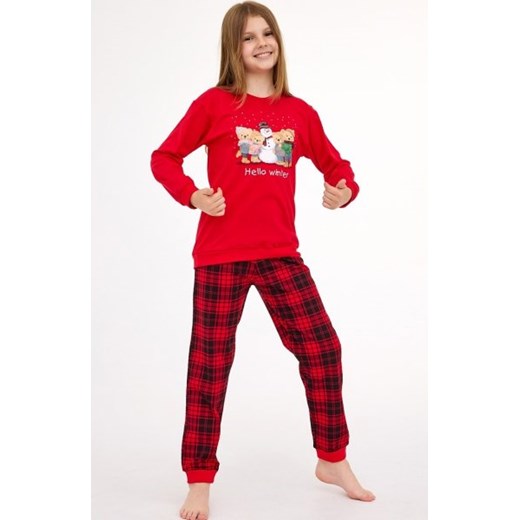 Cornette Young Girl 592/185 Winter Christmas piżama dziewczęca ze sklepu intimiti.pl w kategorii Piżamy dziecięce - zdjęcie 187977432