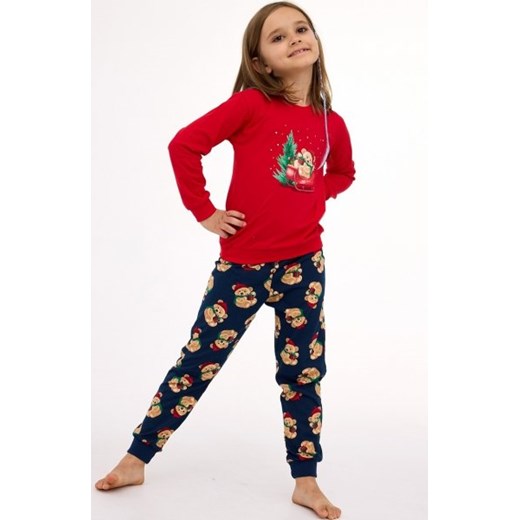 Cornette Kids Girl 594/186 Teddy Christmas piżama dziewczęca ze sklepu intimiti.pl w kategorii Piżamy dziecięce - zdjęcie 187978010