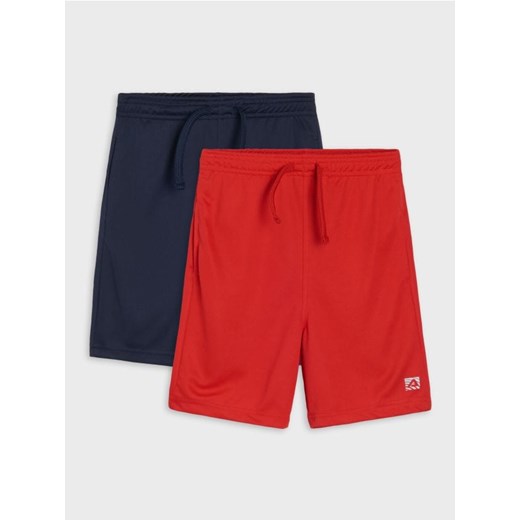 Sinsay - Szorty sportowe 2 pack Active - granatowy ze sklepu Sinsay w kategorii Spodenki chłopięce - zdjęcie 187978450