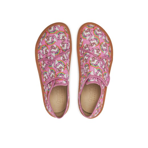 Froddo Kapcie Barefoot Slippers G1700408-4 D Różowy ze sklepu MODIVO w kategorii Kapcie dziecięce - zdjęcie 187978892
