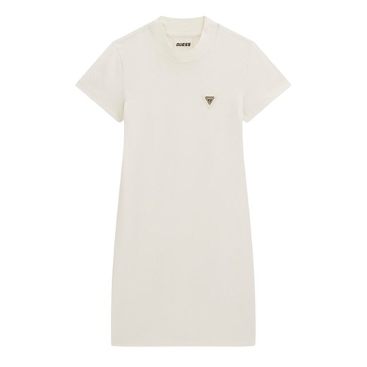 Guess Sukienka codzienna J6RK31 J1314 Écru Regular Fit ze sklepu MODIVO w kategorii Sukienki dziewczęce - zdjęcie 187978900