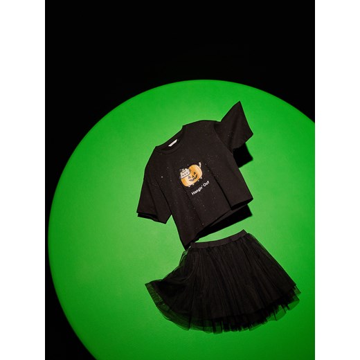 Reserved - Tiulowa spódnica - czarny ze sklepu Reserved w kategorii Spódnice dziewczęce - zdjęcie 187979903