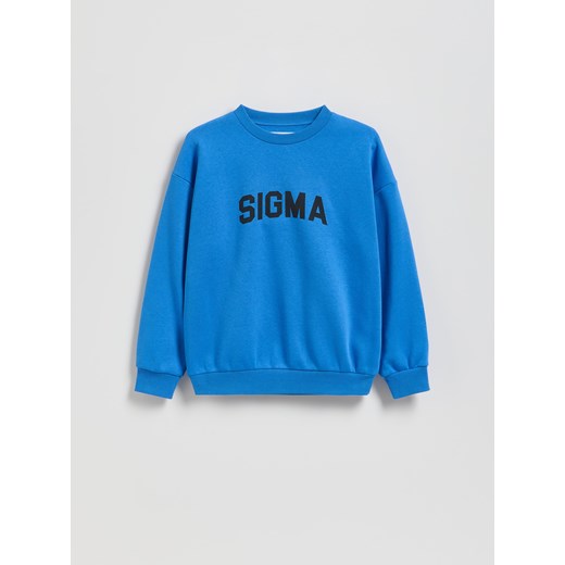 Reserved - Bluza z nadrukiem - niebieski ze sklepu Reserved w kategorii Bluzy chłopięce - zdjęcie 187979991