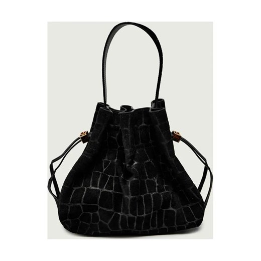 Elisabetta Franchi Worek | zamsz ze sklepu Gomez Fashion Store w kategorii Torebki worki - zdjęcie 187980224