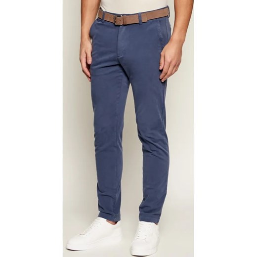 BOSS BLACK Spodnie chino H-Kaiton1 | Slim Fit ze sklepu Gomez Fashion Store w kategorii Spodnie męskie - zdjęcie 187981571