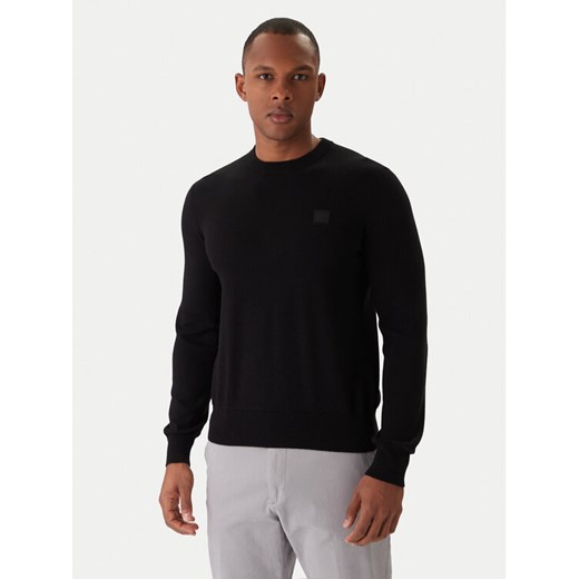 BOSS Sweter Kanovano_S 50527583 Czarny Regular Fit ze sklepu MODIVO w kategorii Swetry męskie - zdjęcie 187982674