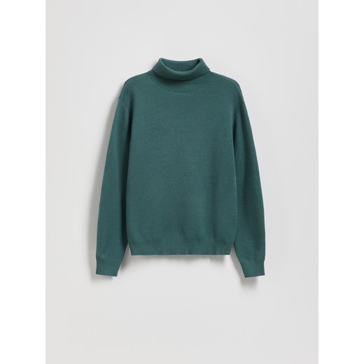 Reserved - Klasyczny golf - zielony ze sklepu Reserved w kategorii Swetry chłopięce - zdjęcie 187983120