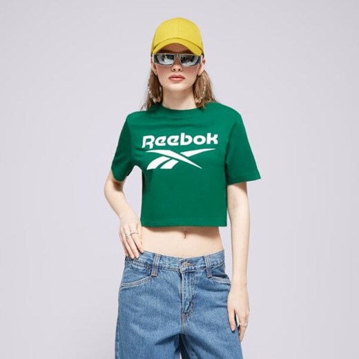 reebok t-shirt reebok identity big logo crop tee 100076000 ze sklepu 50style.pl w kategorii Bluzki damskie - zdjęcie 187984091