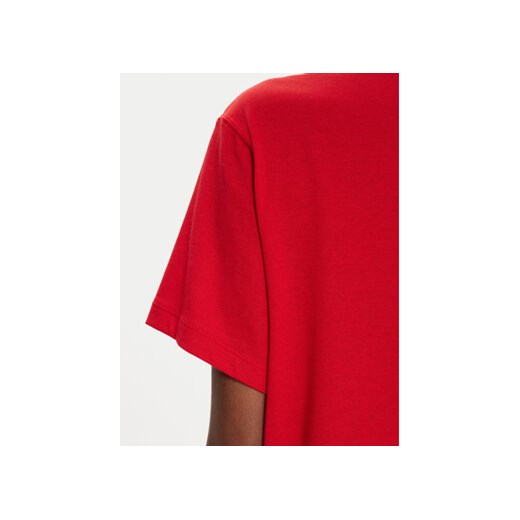 adidas T-Shirt adicolor Trefoil IM6930 Czerwony Boxy Fit S MODIVO