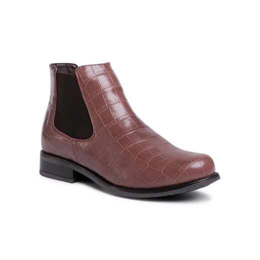 Sztyblety Jenny Fairy TTT-DESA-01 Brązowy ze sklepu eobuwie.pl w kategorii Botki - zdjęcie 187985661