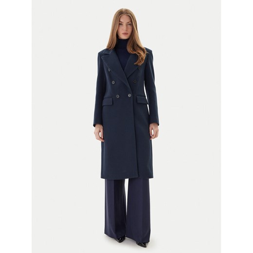 Maryley Płaszcz przejściowy 25IB807/01BL Granatowy Regular Fit ze sklepu MODIVO w kategorii Płaszcze damskie - zdjęcie 187986350