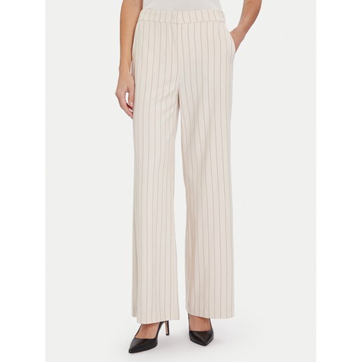 Maryley Spodnie materiałowe 25IB598/M17/35PA Écru Regular Fit ze sklepu MODIVO w kategorii Spodnie damskie - zdjęcie 187986351
