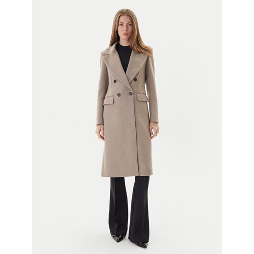 Maryley Płaszcz przejściowy 25IB807/01SS Beżowy Regular Fit ze sklepu MODIVO w kategorii Płaszcze damskie - zdjęcie 187986352