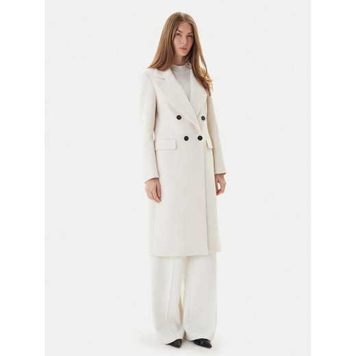 Maryley Płaszcz przejściowy 25IB807/01PA Écru Regular Fit Maryley L MODIVO