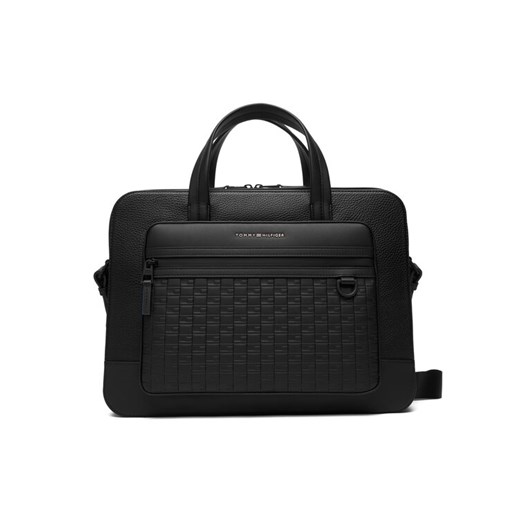 Torba na laptopa Tommy Hilfiger Th Modern Computer Bag AM0AM14002 Czarny ze sklepu eobuwie.pl w kategorii Torby na laptopa - zdjęcie 187988740