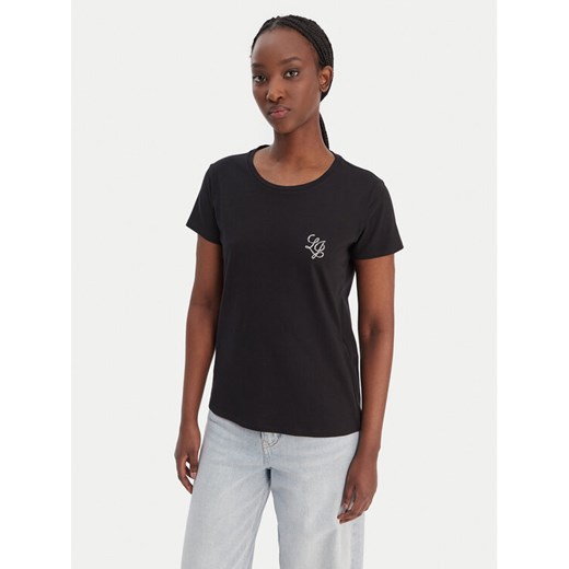 Liu Jo Sport T-Shirt TA6056 JS923 Czarny Regular Fit ze sklepu MODIVO w kategorii Bluzki damskie - zdjęcie 187989180