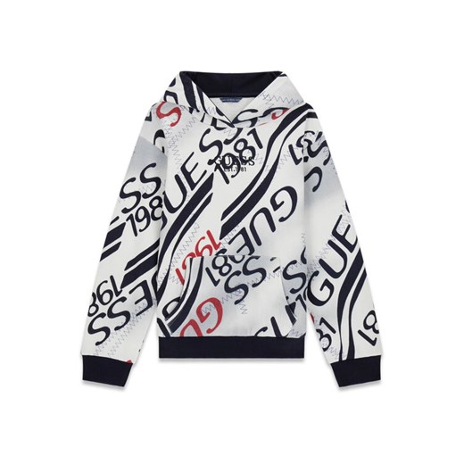 Guess Bluza L6RQ00 KA6R4 Biały Regular Fit ze sklepu MODIVO w kategorii T-shirty chłopięce - zdjęcie 187989350