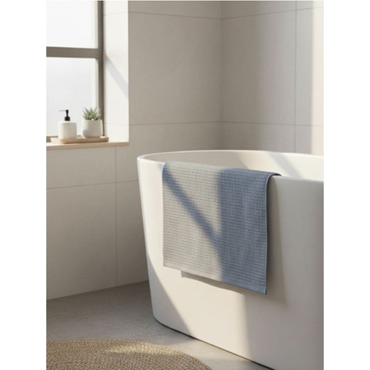 Sinsay - Bawełniany jednolity ręcznik - niebieski ze sklepu Sinsay w kategorii Ręczniki - zdjęcie 187992193