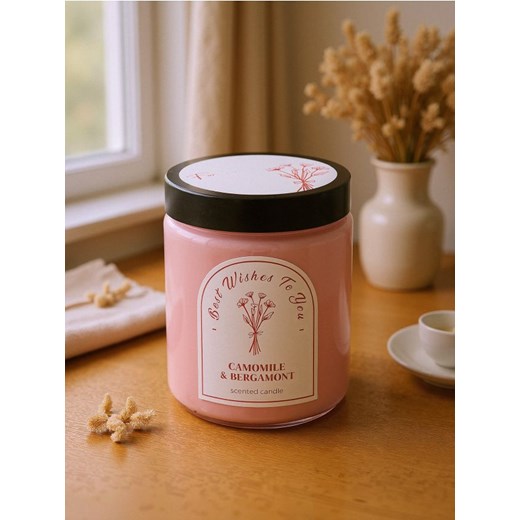 Sinsay - Świeczka zapachowa Lotus & Lily - różowy ze sklepu Sinsay w kategorii Świeczniki - zdjęcie 187992232