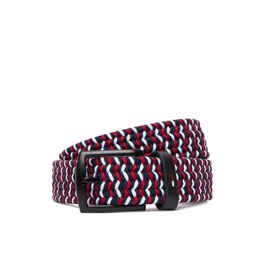 Pasek Męski Tommy Hilfiger Denton Elastic 3.5 AM0AM13946 Kolorowy ze sklepu eobuwie.pl w kategorii Paski męskie - zdjęcie 187992292