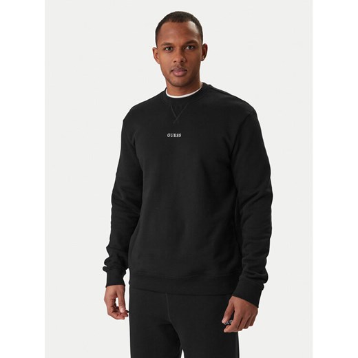 Guess Bluza Z6RQ19 KAIJ1 Czarny Regular Fit ze sklepu MODIVO w kategorii Bluzy męskie - zdjęcie 187992580