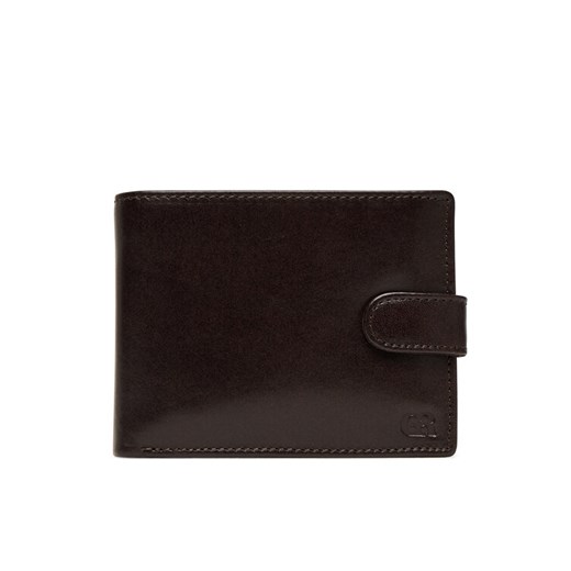 Portfel Gino Rossi SYED 3521L Brązowy ze sklepu eobuwie.pl w kategorii Portfele męskie - zdjęcie 187994240