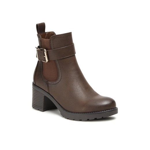Clara Barson Botki WS2265-07 Brązowy ze sklepu MODIVO w kategorii Botki - zdjęcie 187994860