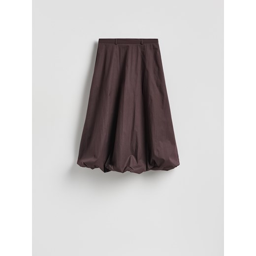 Reserved - Spódnica bombka - brązowy ze sklepu Reserved w kategorii Spódnice - zdjęcie 187996203